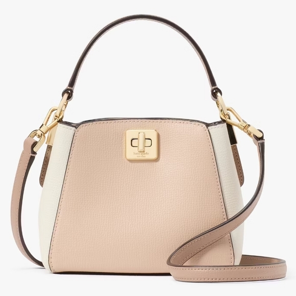 kate spade Handbags - Kate Spade Phoebe Mini Top Handle Cross: Toasted Hazelnut Multi, 5.8×3×5, NWT